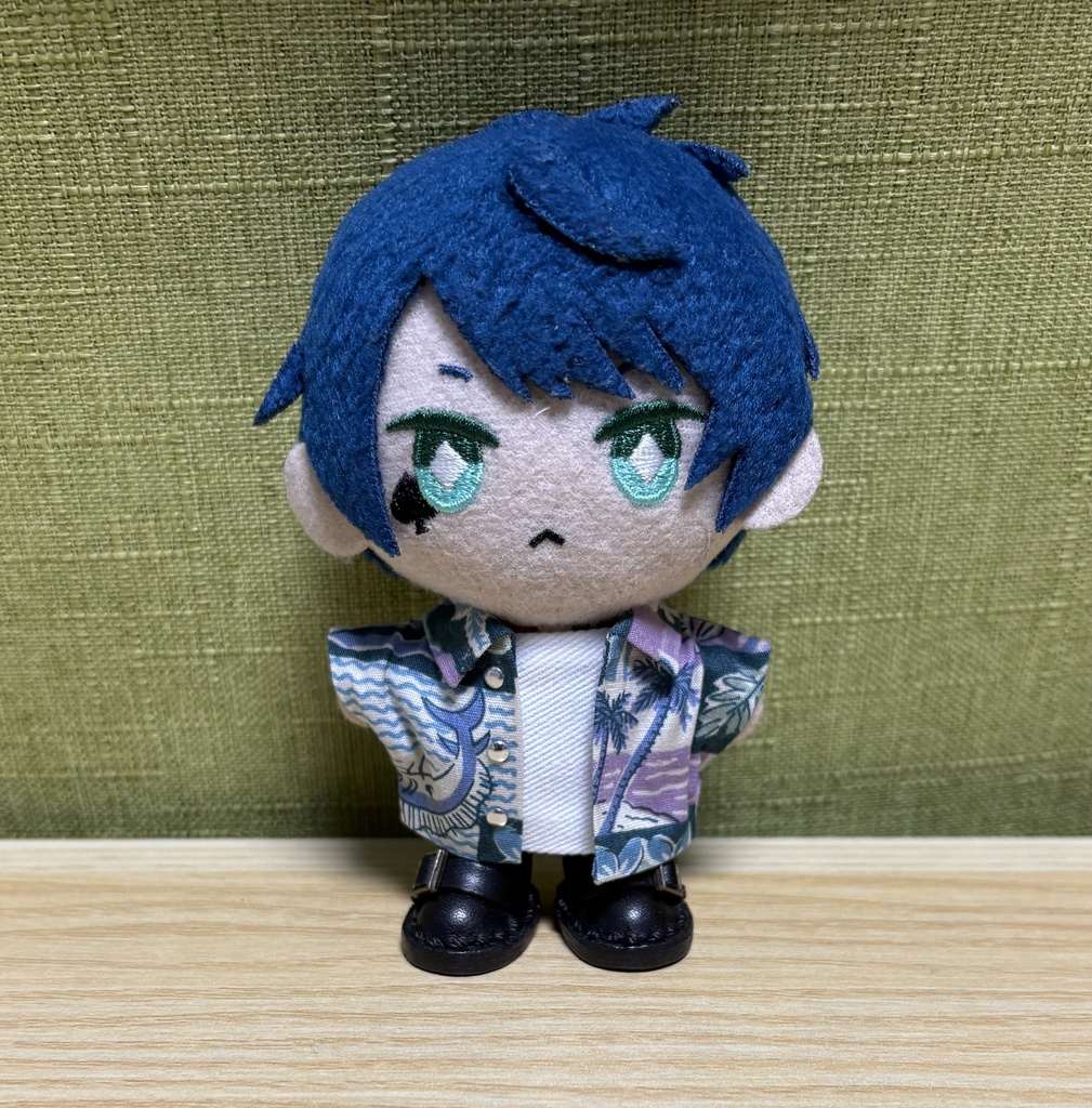 【ぬい服10cm 】重ね着風シャツ