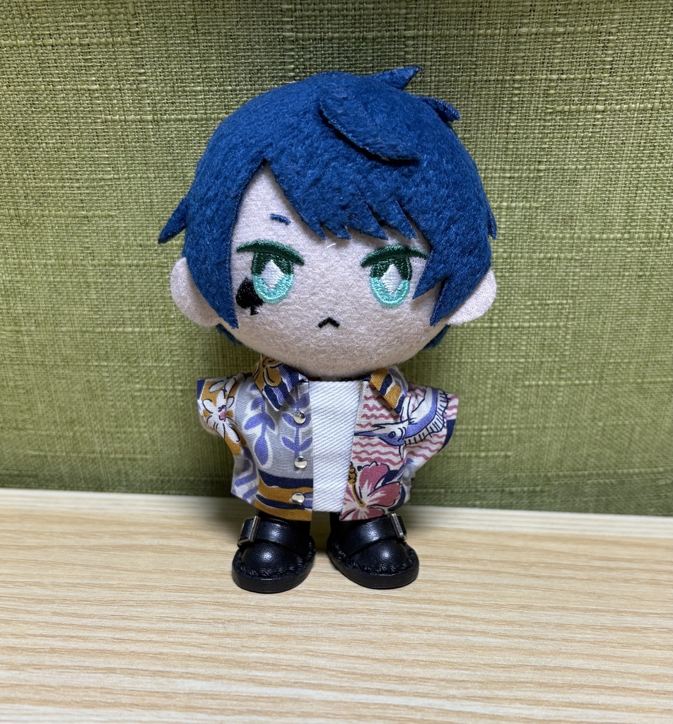 【ぬい服10cm 】重ね着風シャツ