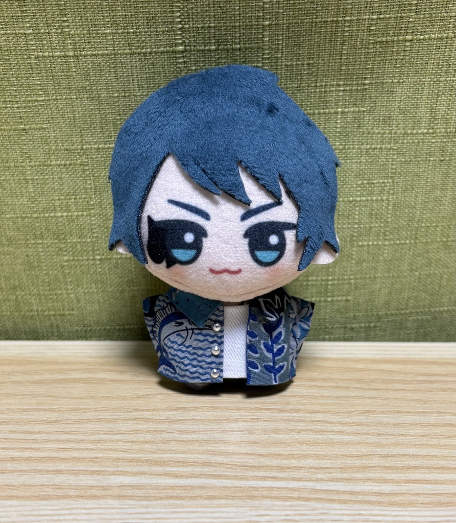 【チビちびぐるみ8㎝】重ね着風シャツ