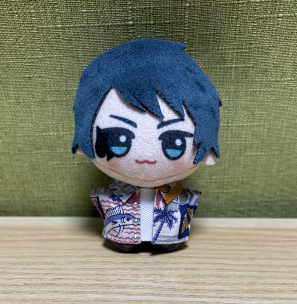 【チビちびぐるみ8㎝】重ね着風シャツ