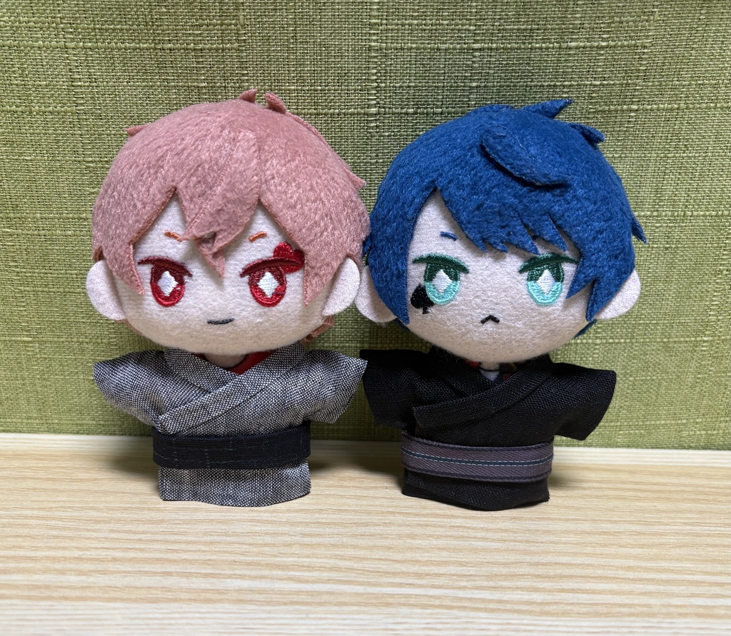 【ぬい服10cm 】麻の浴衣セット