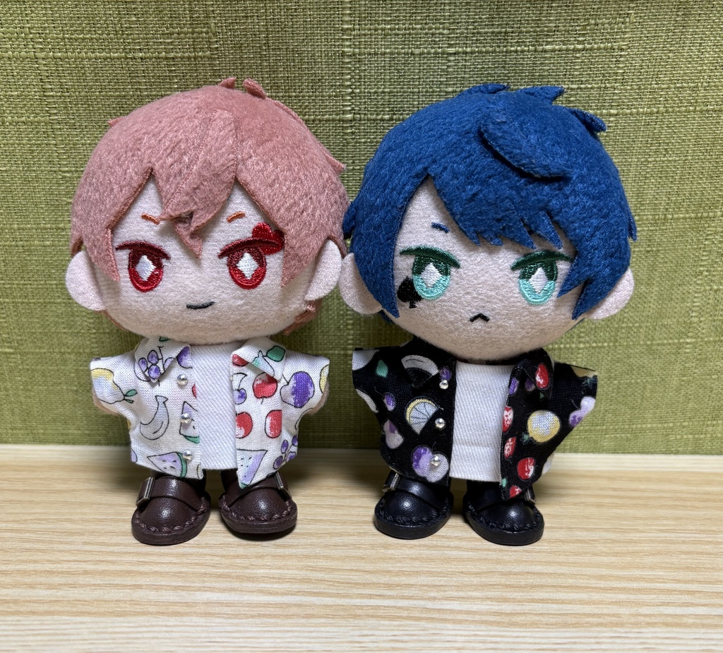 【ぬい服10cm 】重ね着風シャツ