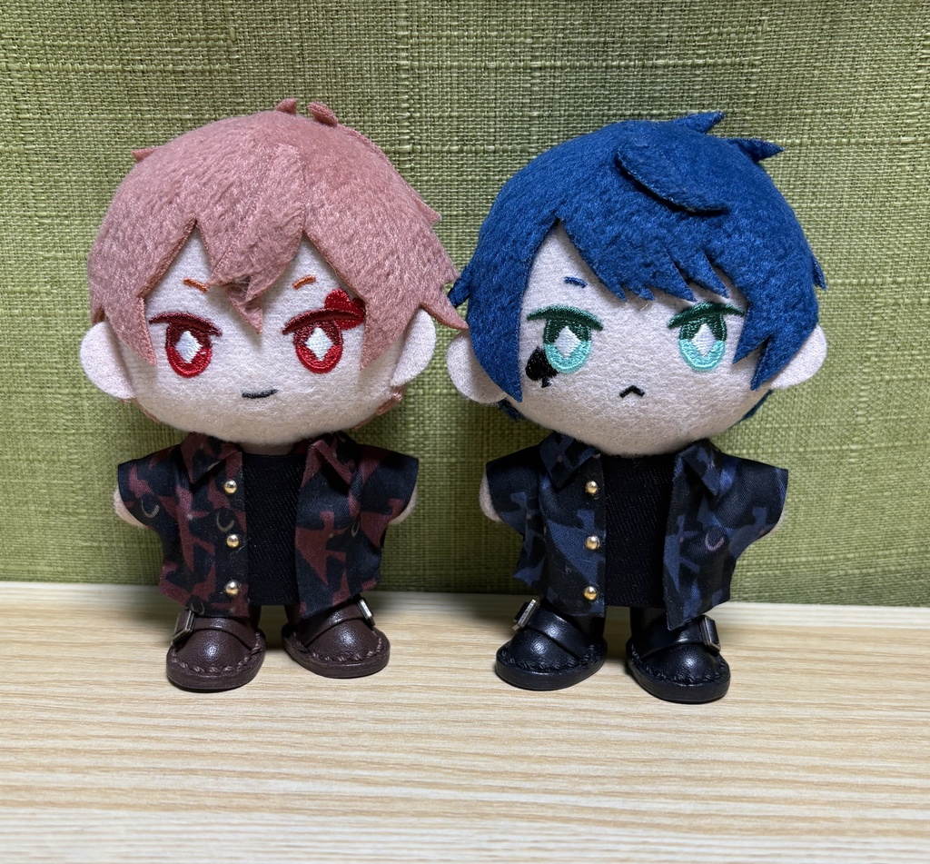 【ぬい服10cm 】重ね着風シャツ