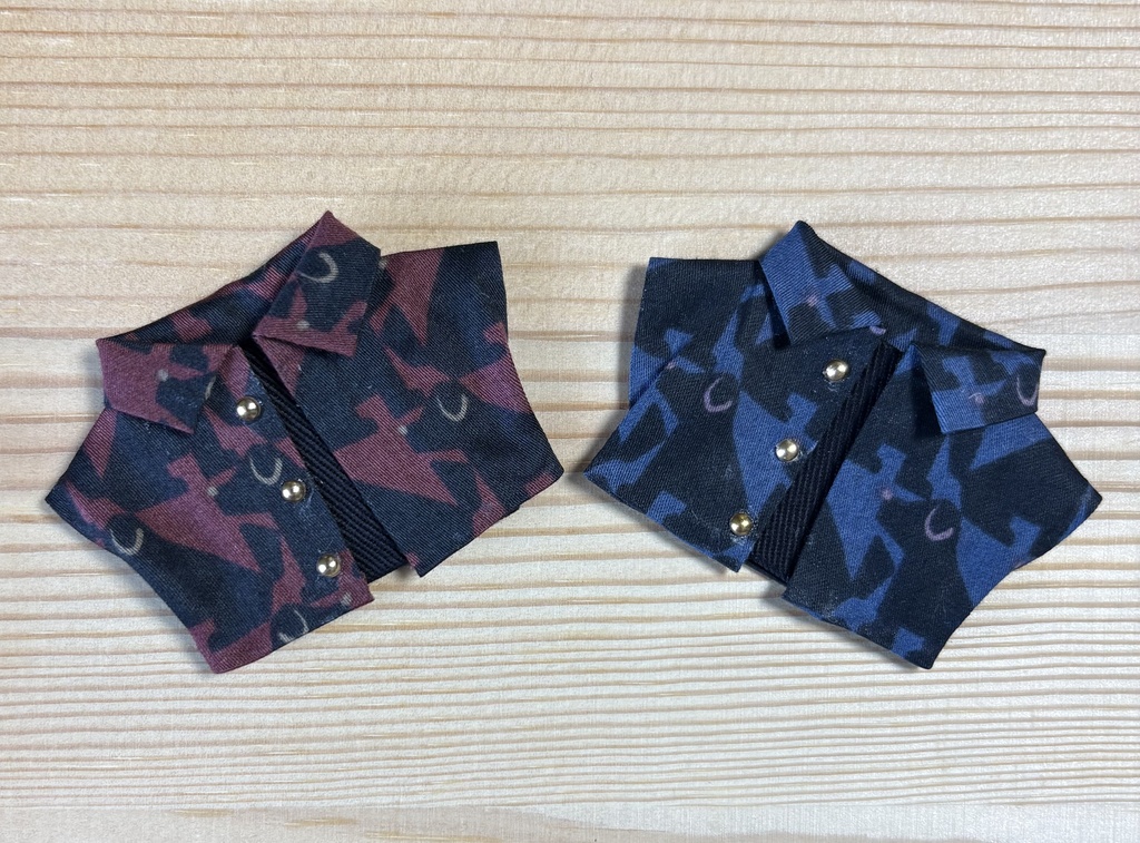  【ぬい服10cm 】重ね着風シャツ