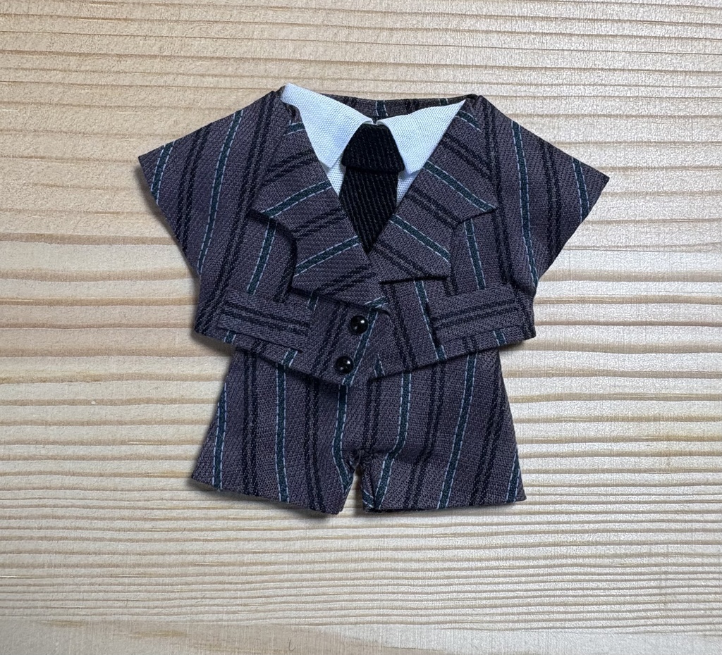 【ぬい服10cm 】スーツ3点セット