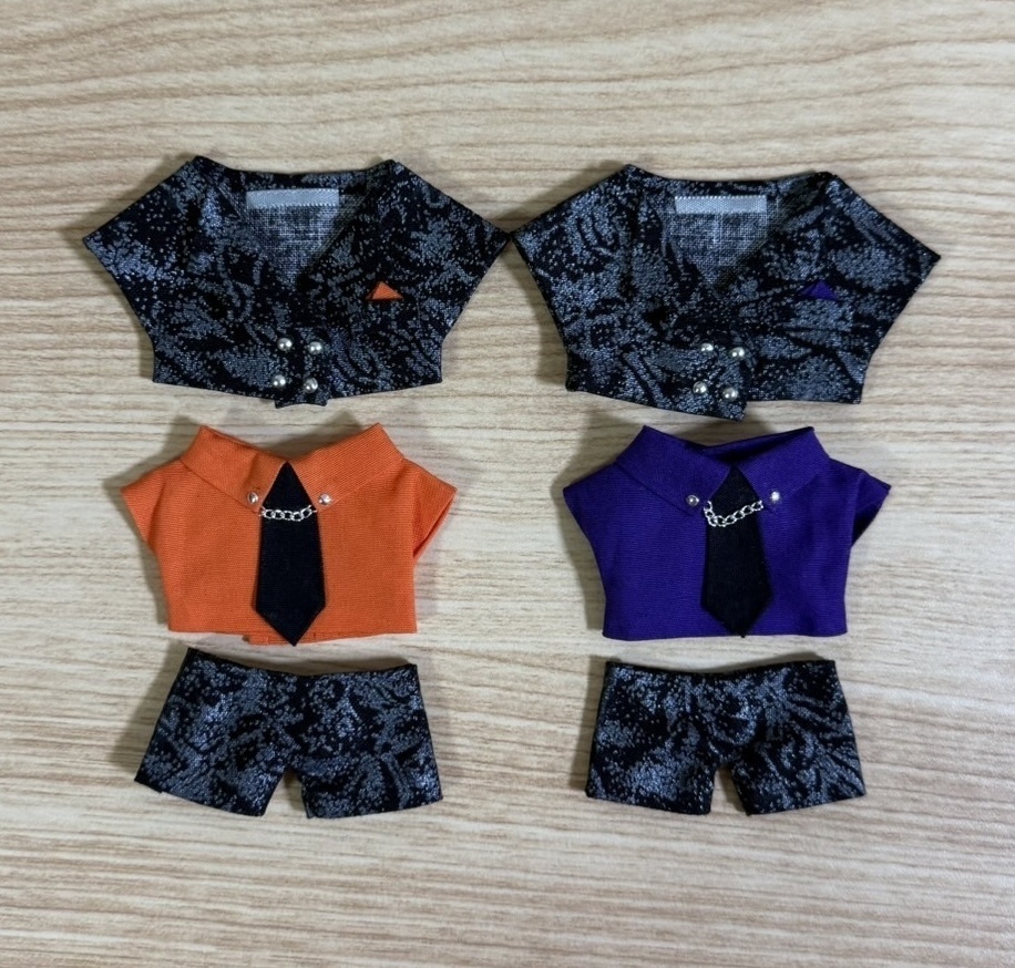 【ぬい服10cm 】 🎃ハロウィンスーツ3点セット