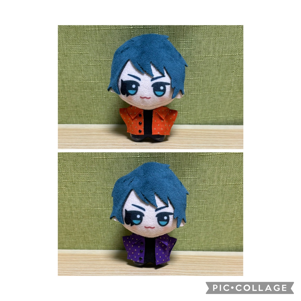 【チビちびぐるみ8㎝】ハロウィン🎃重ね着風シャツ