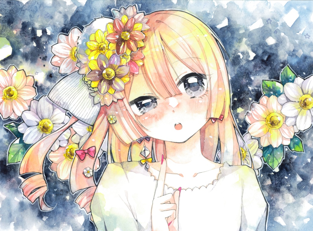 額装原画＊2019 Flower