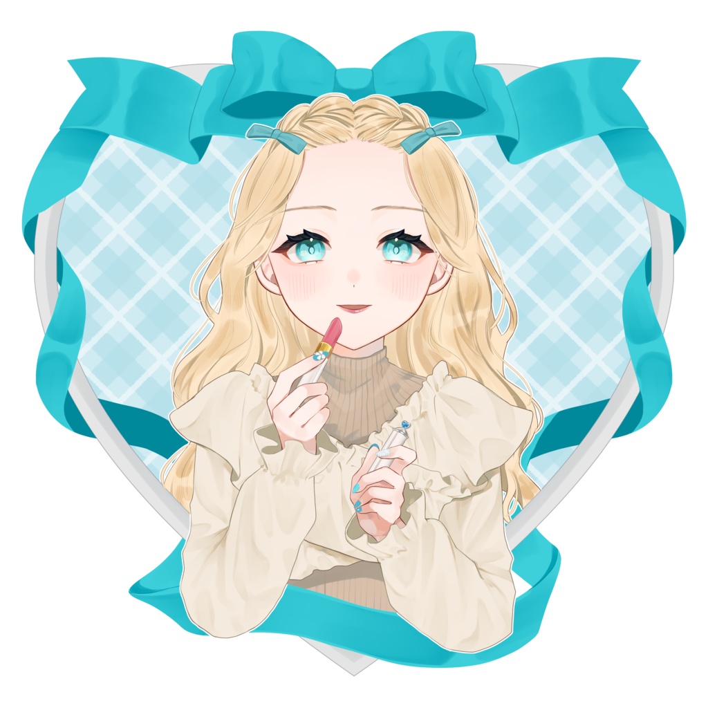 ♡女の子アクリルキーホルダー