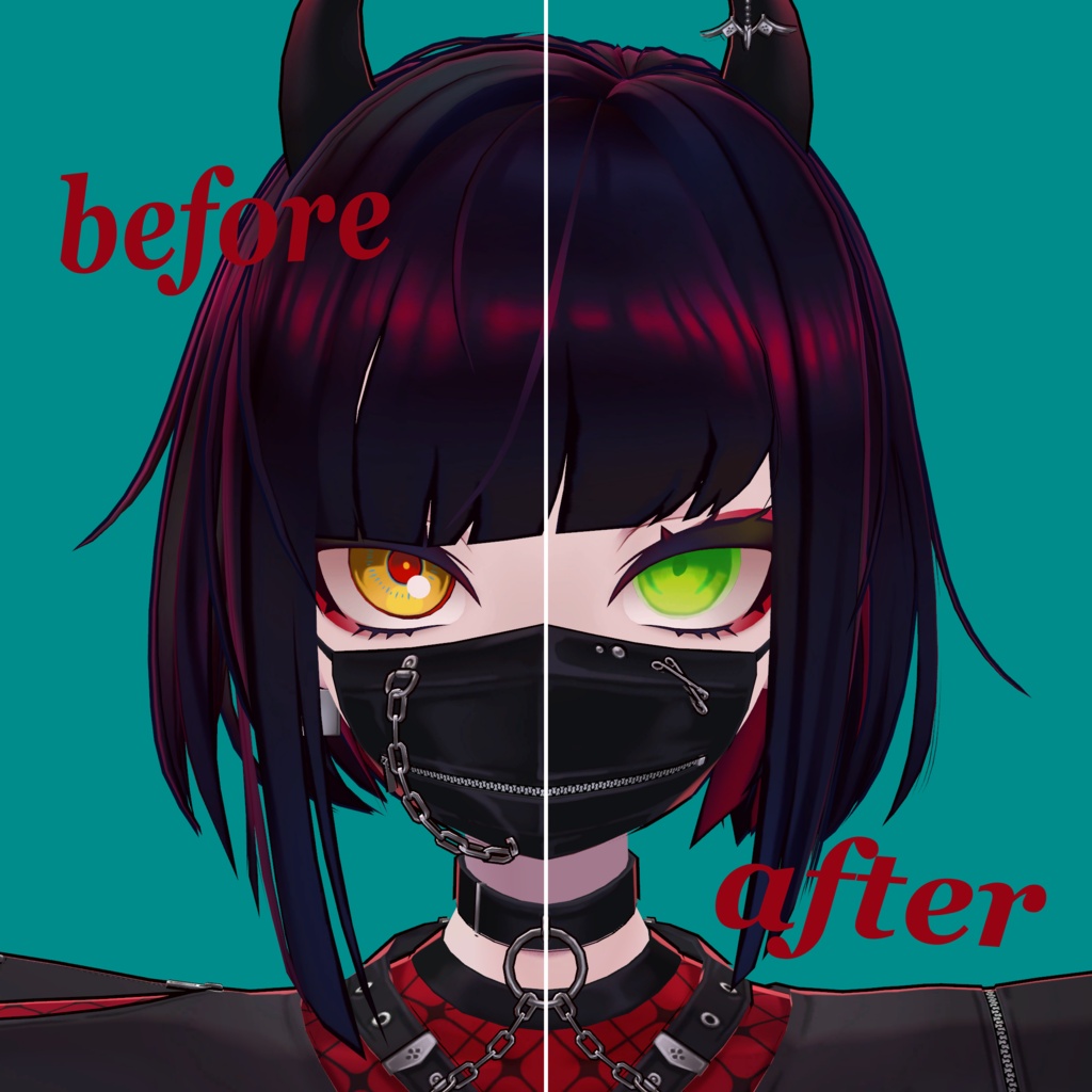 【5アバター対応】どらあい【EYEtexture】