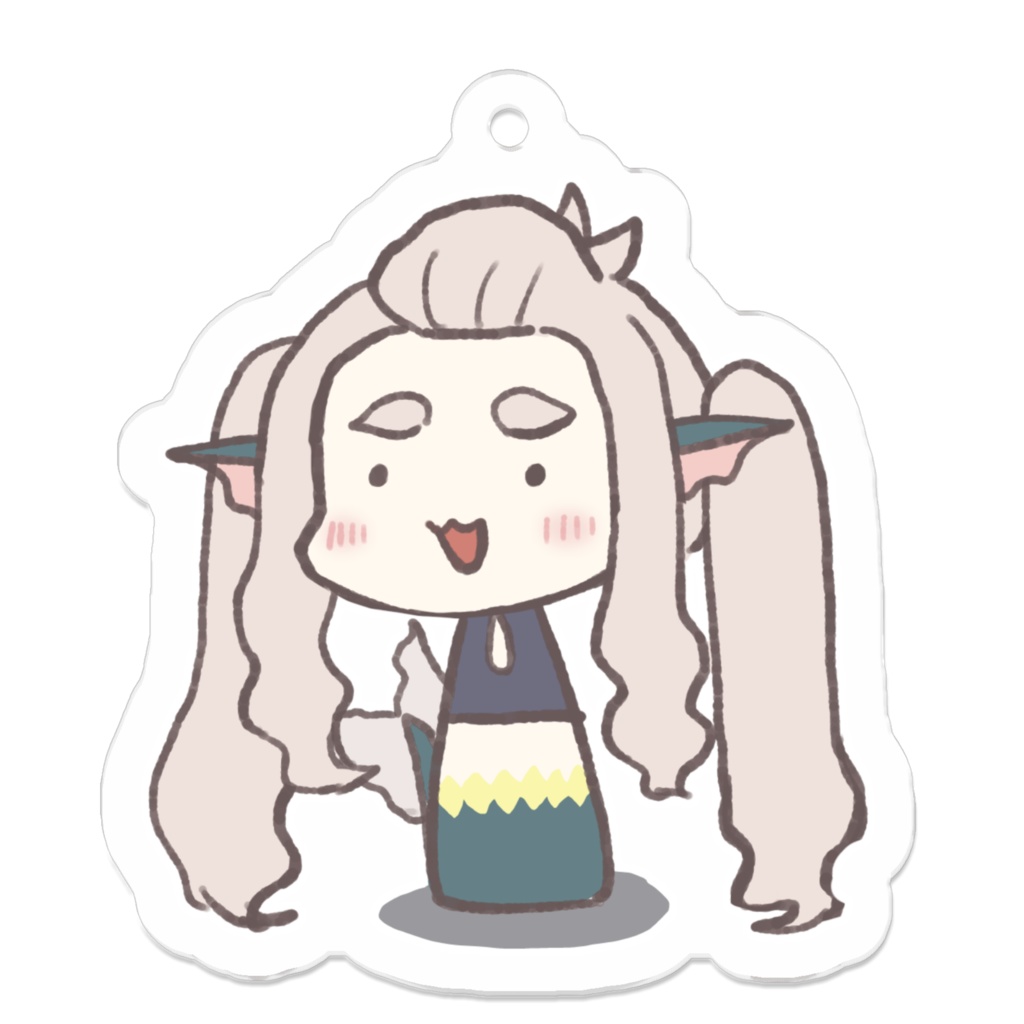 ぶちゃかわるいべ アクリルキーホルダー