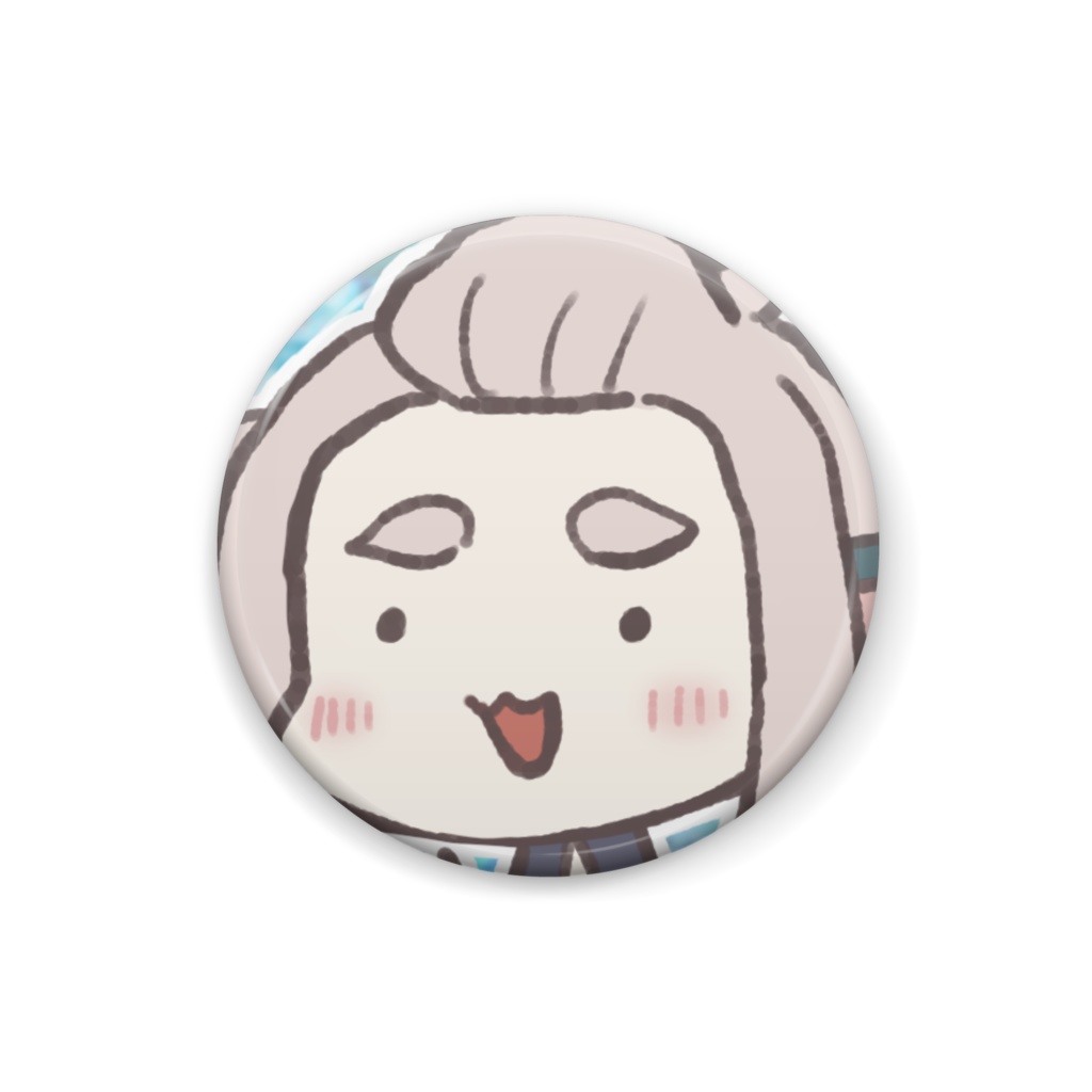 ぶちゃかわるいべ 缶バッチ(どあっぷ)