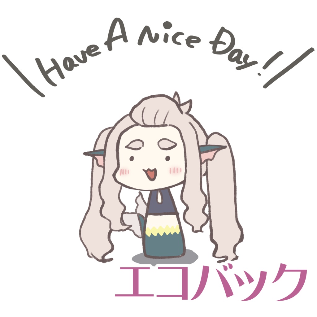 ぶちゃかわるいべ エコバック