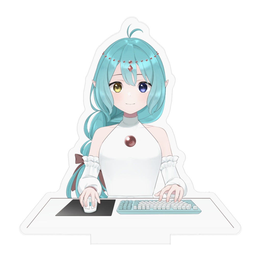 成田りなアクリルスタンド(キーボード&マウス)