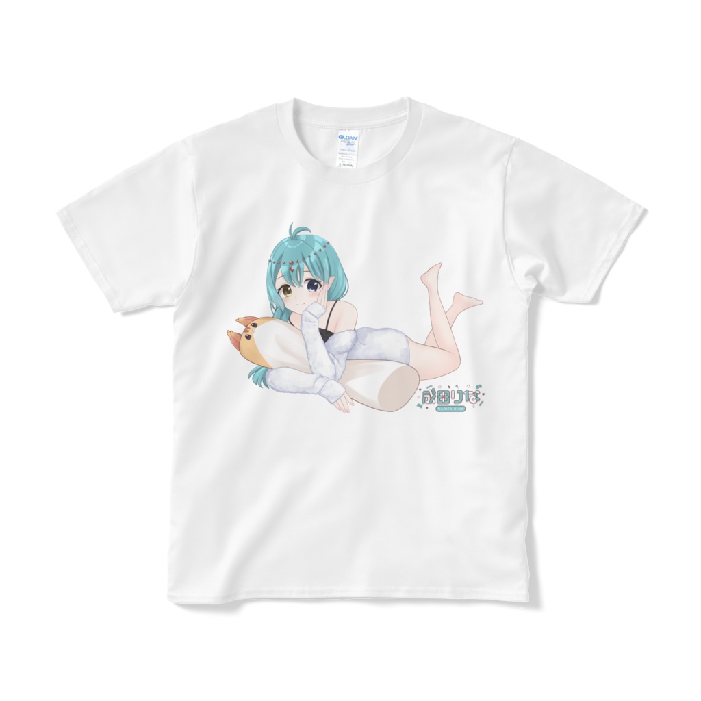 成田りなくつろぎTシャツ（ホワイト）