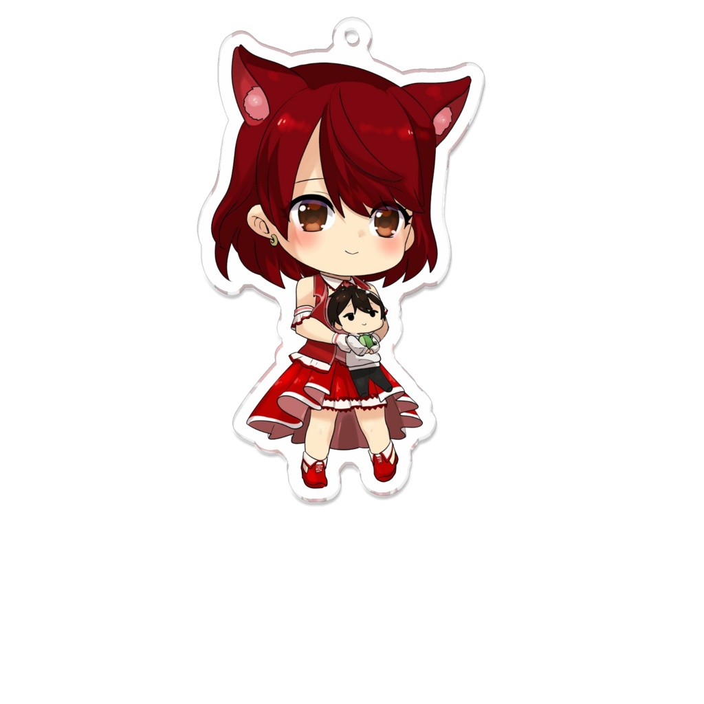 りるアクリルキーホルダー