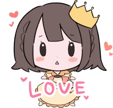 ぷりこアクリルキーホルダー (購入特典でぷりこのgifスタンプついてきます)