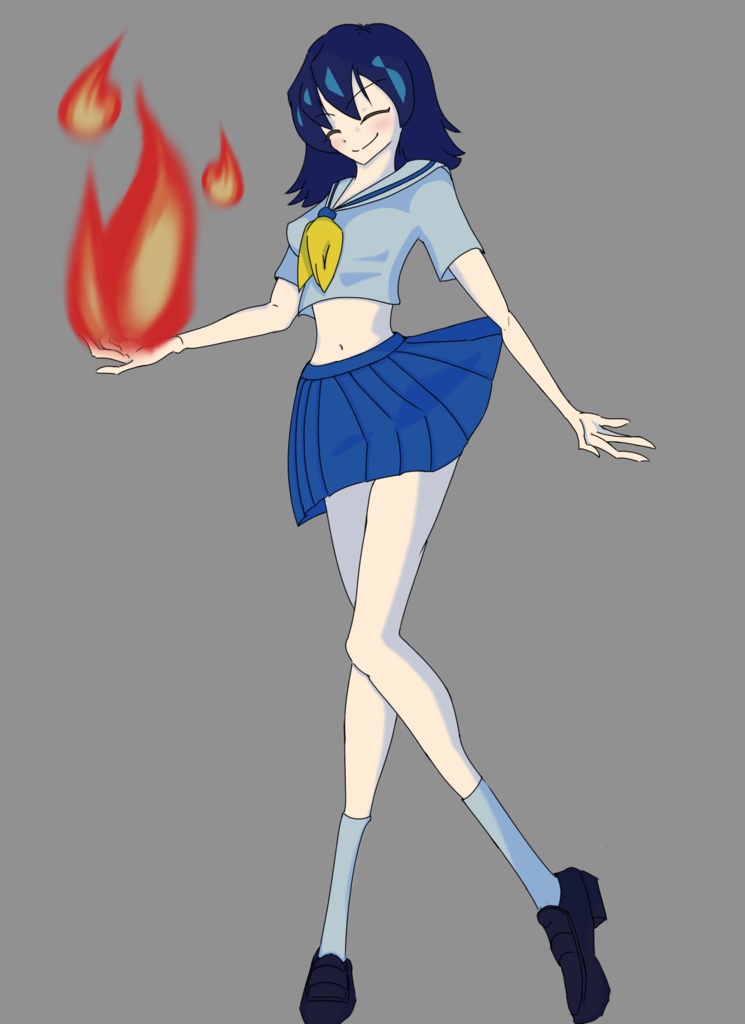 制服の超能力少女