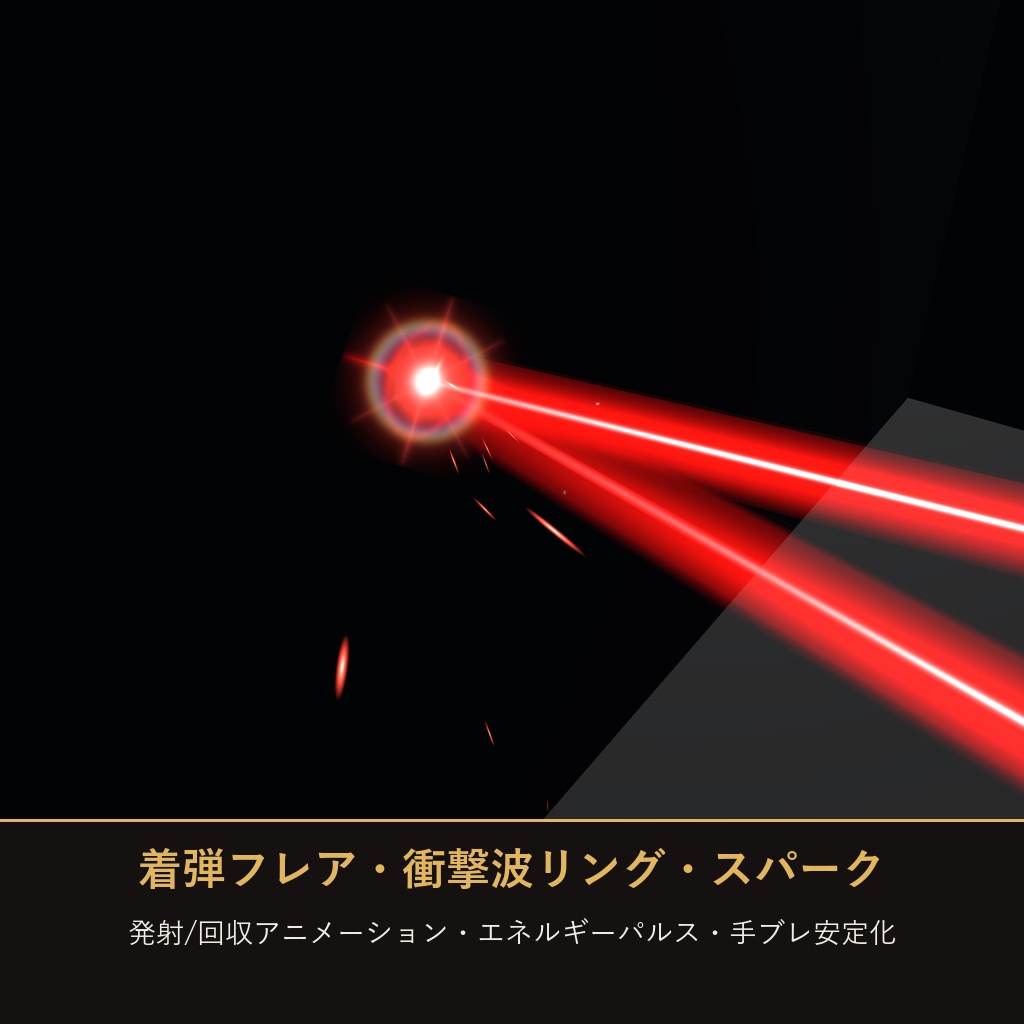 【VRChat】反射し続けるレーザー Ricochet Laser 最大7回反射・スクリプト不要【Modular Avatar対応】