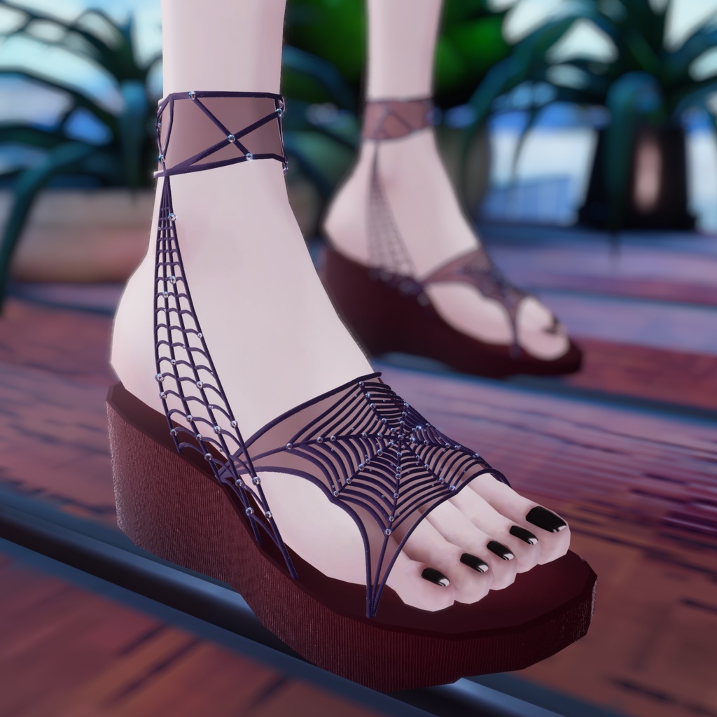 【Velnica Marycia対応】雨と蜘蛛の水着