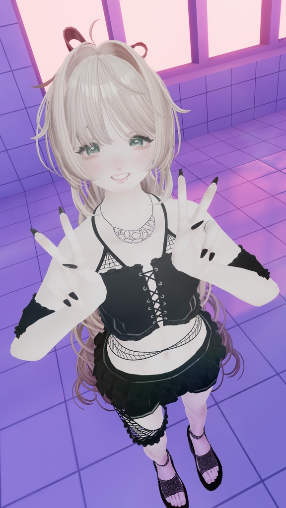 【Velnica Marycia対応】雨と蜘蛛の水着