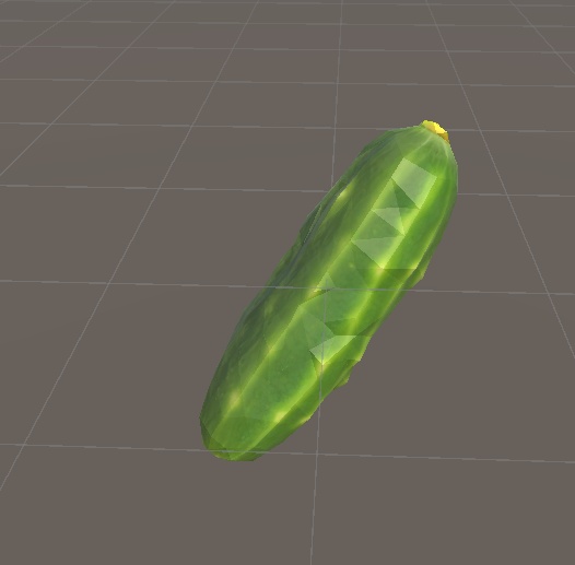 【無料配布中】Hamburger and Cucumber オリジナル3Dモデル)VRChat