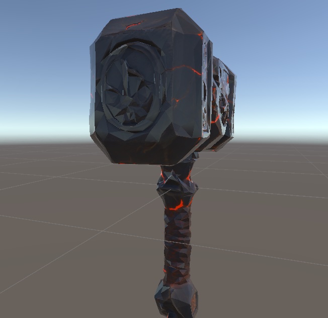 【オリジナル3Dモデル】TerraBreaker:Hammer (VRChat想定)