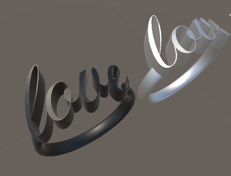 LOVE リングLoveRing (VRChat想定)