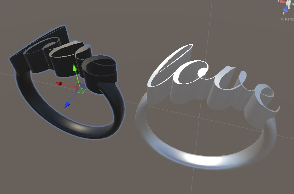 LOVE リングLoveRing (VRChat想定)