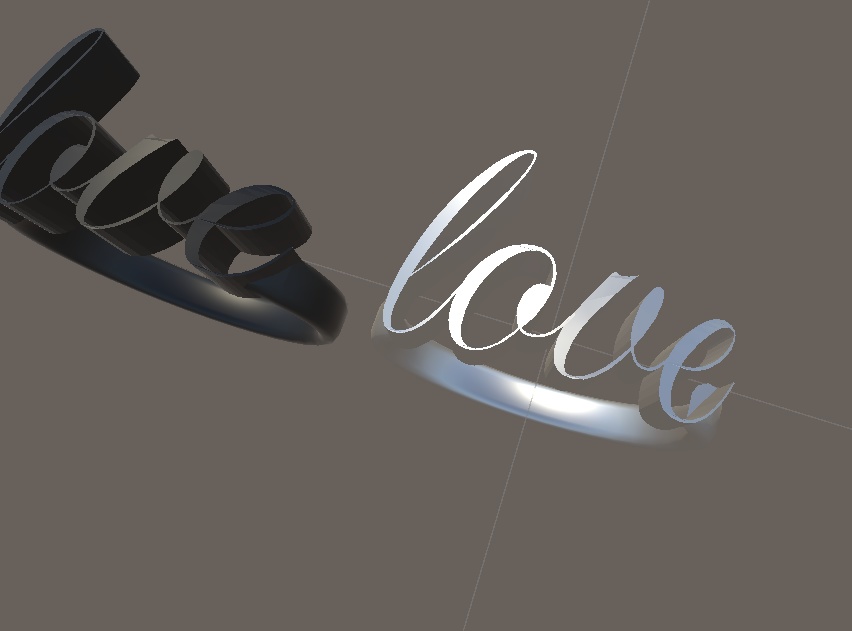 LOVE リングLoveRing (VRChat想定)