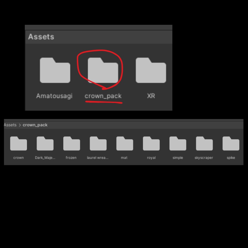 【無料配布中】Free 3D Crown Pack - 8 Simple crowns (VRChat想定)