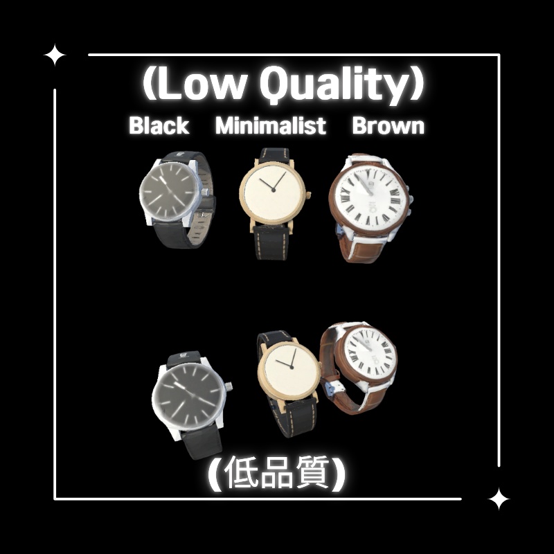 【無料配布中】腕時計おまけクオリティ (VRChat想定)