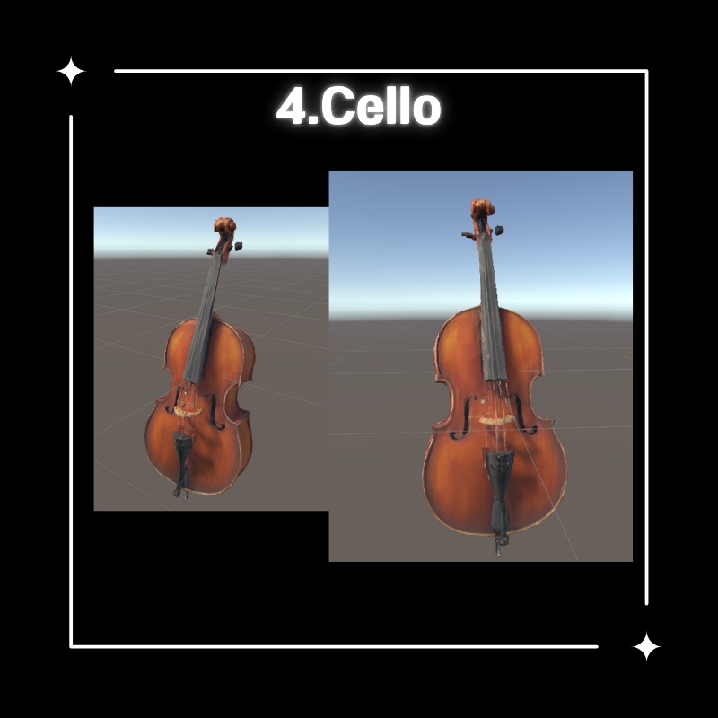 【無料配布中】0円! 楽器4種セット (VRChat想定)