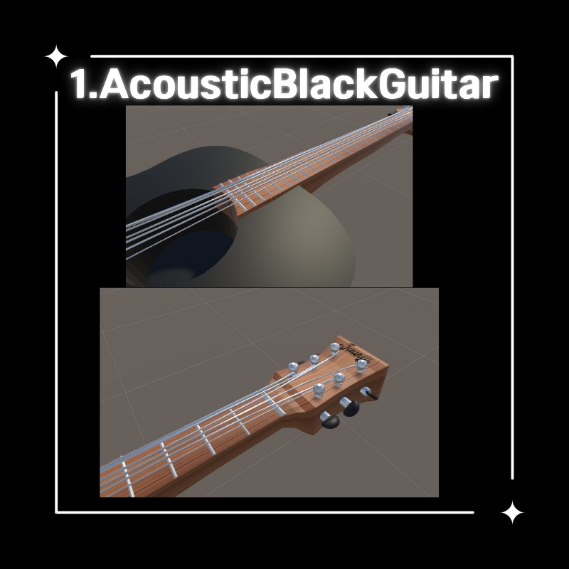 【無料配布中】0円! 楽器4種セット (VRChat想定)