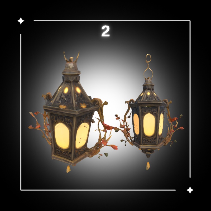 【無料配布中】ヒカル!幻想ランタン8選 (VRChat想定)