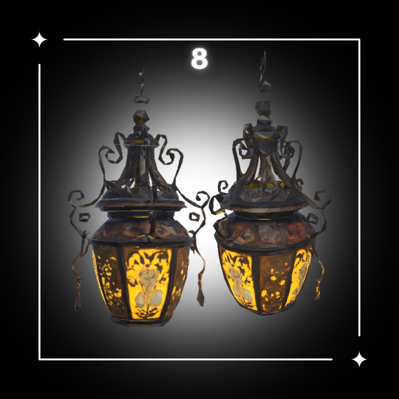 【無料配布中】ヒカル!幻想ランタン8選 (VRChat想定)