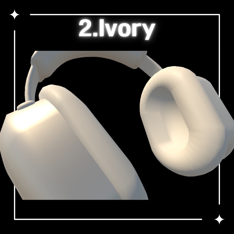 【無料配布中】ヘッドホン3色セット (VRChat想定)