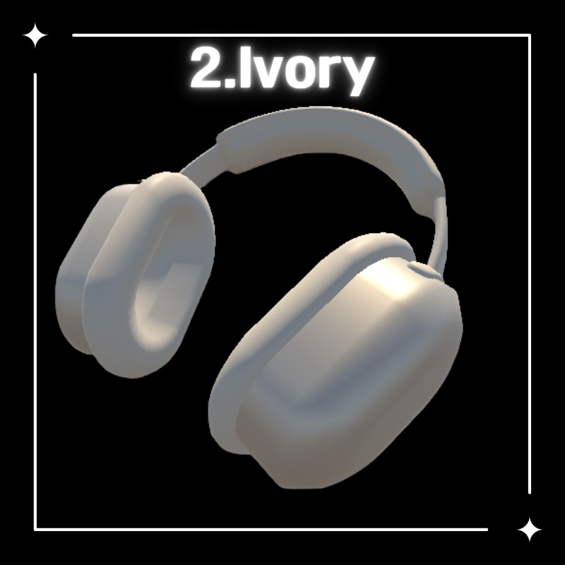 【無料配布中】ヘッドホン3色セット (VRChat想定)