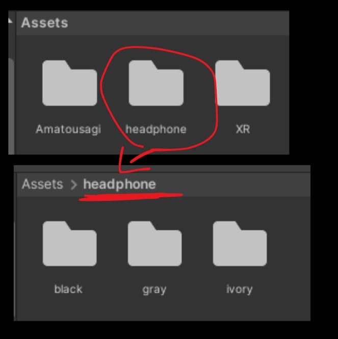 【無料配布中】ヘッドホン3色セット (VRChat想定)