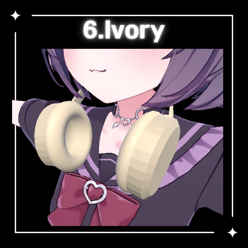 【無料配布中】ヘッドホン6種類セット (VRChat想定)