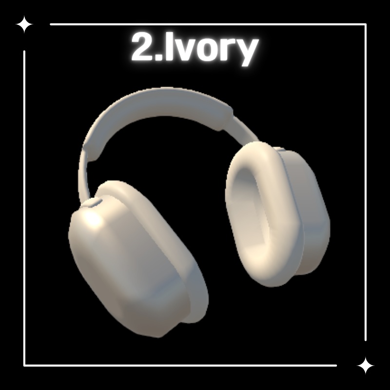 【無料配布中】ヘッドホン6種類セット (VRChat想定)