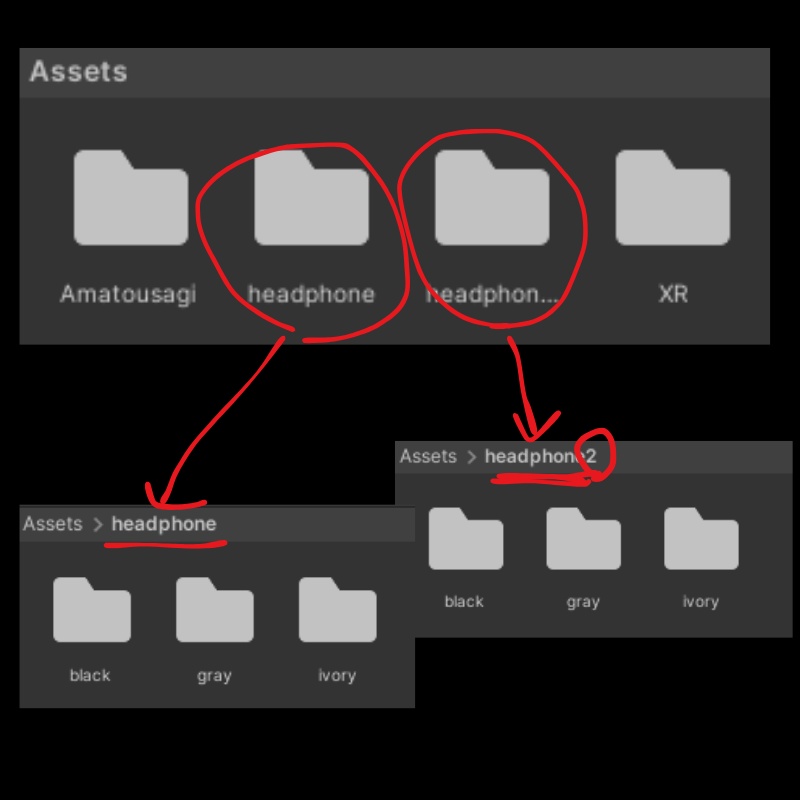 【無料配布中】ヘッドホン6種類セット (VRChat想定)