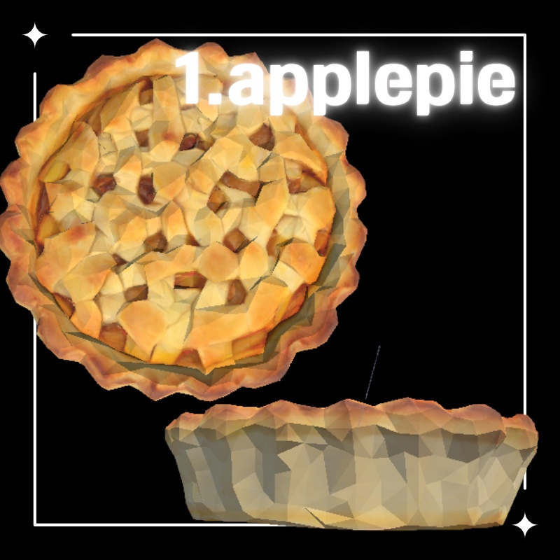 おいしいデザート12種セット(VRChat想定)