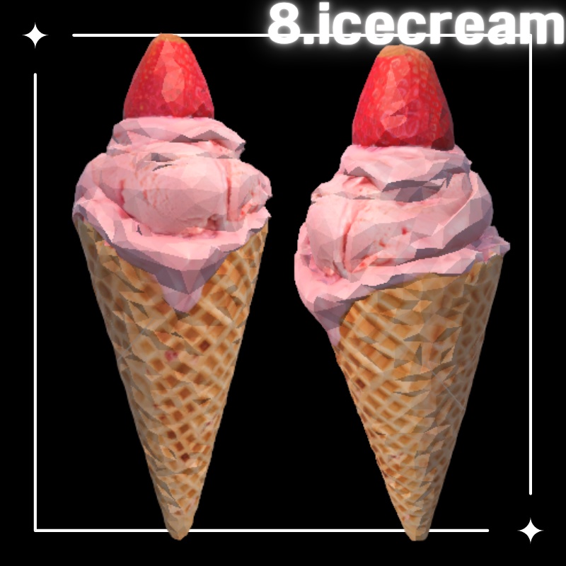 おいしいデザート12種セット(VRChat想定)