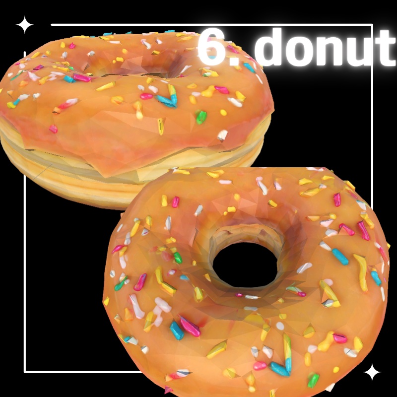 おいしいデザート12種セット(VRChat想定)