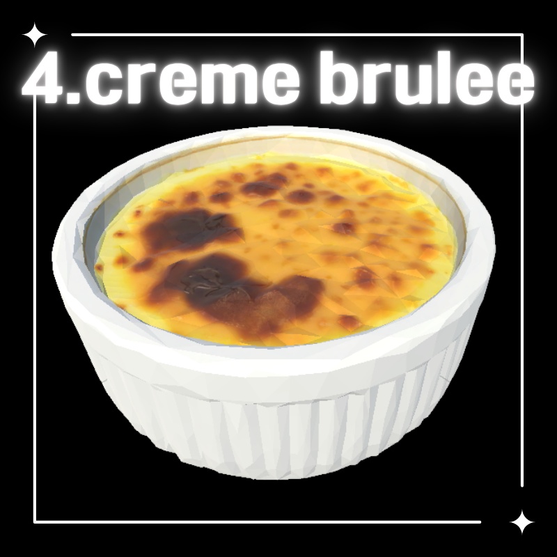 おいしいデザート12種セット(VRChat想定)