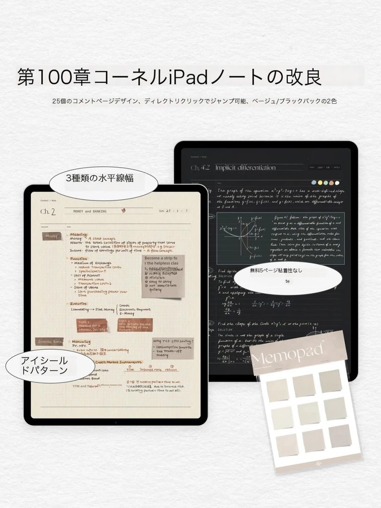 「100章、コーネルアイフレンドリーノートブック、印刷可能、手書きフォント」
