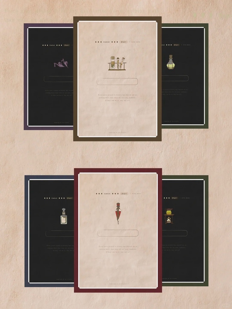 ザ・マジック ノートブックテンプレート