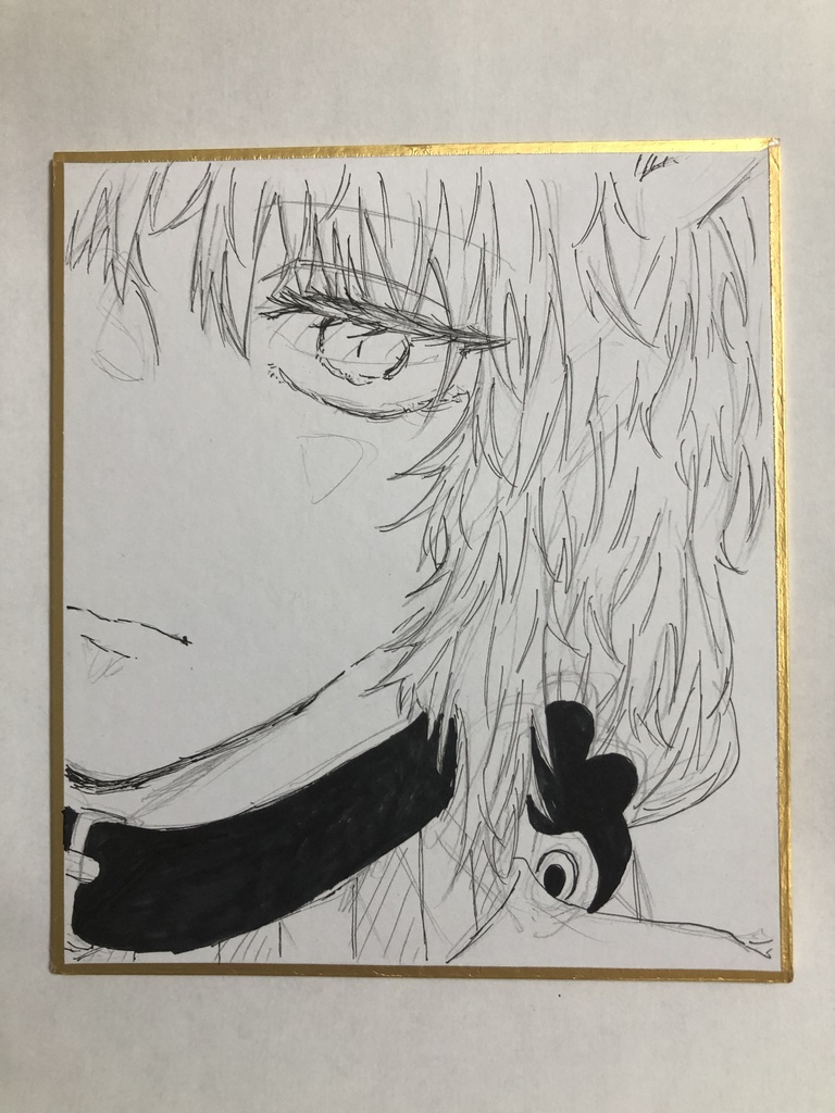 【非公式】戌亥とこ　色紙