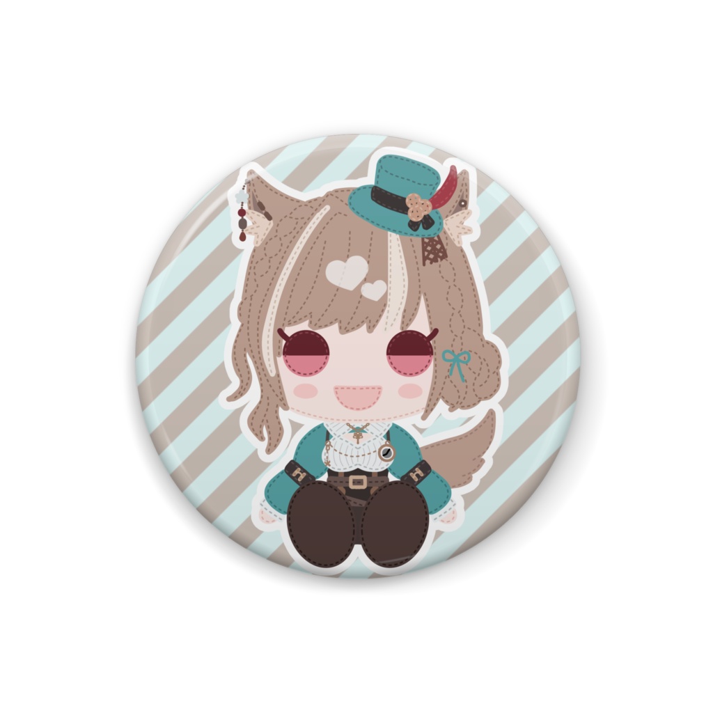 【缶バッヂ】賀茂音もか ぬいぐるみ